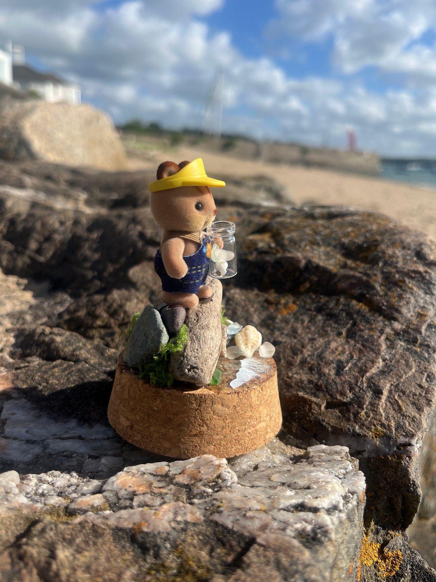Gus the Seaglass Hunter- Tiny Tales under glass